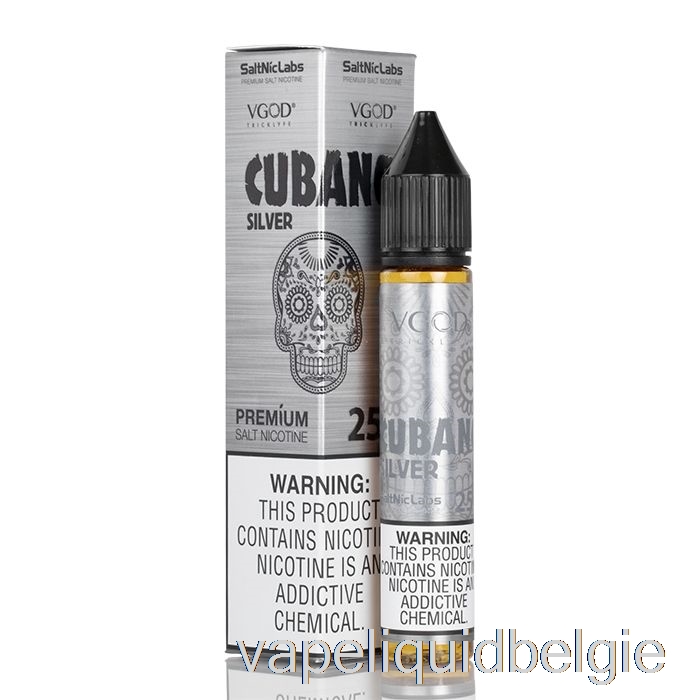 Vape Vloeistof Cubano Zilver - Vgod Saltnic - 30ml 25mg